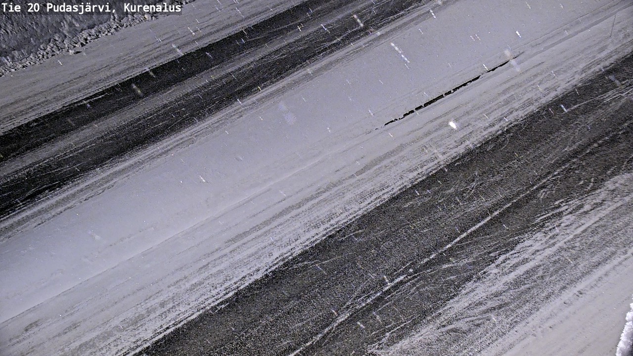 Kelikamerat Kuva Tie 20 Pudasjärvi, Kurenalus, Pudasjärvi, Pohjois-Pohjanmaa