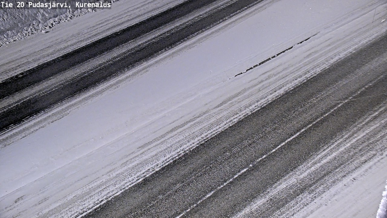 Kelikamerat Kuva Tie 20 Pudasjärvi, Kurenalus, Pudasjärvi, Pohjois-Pohjanmaa