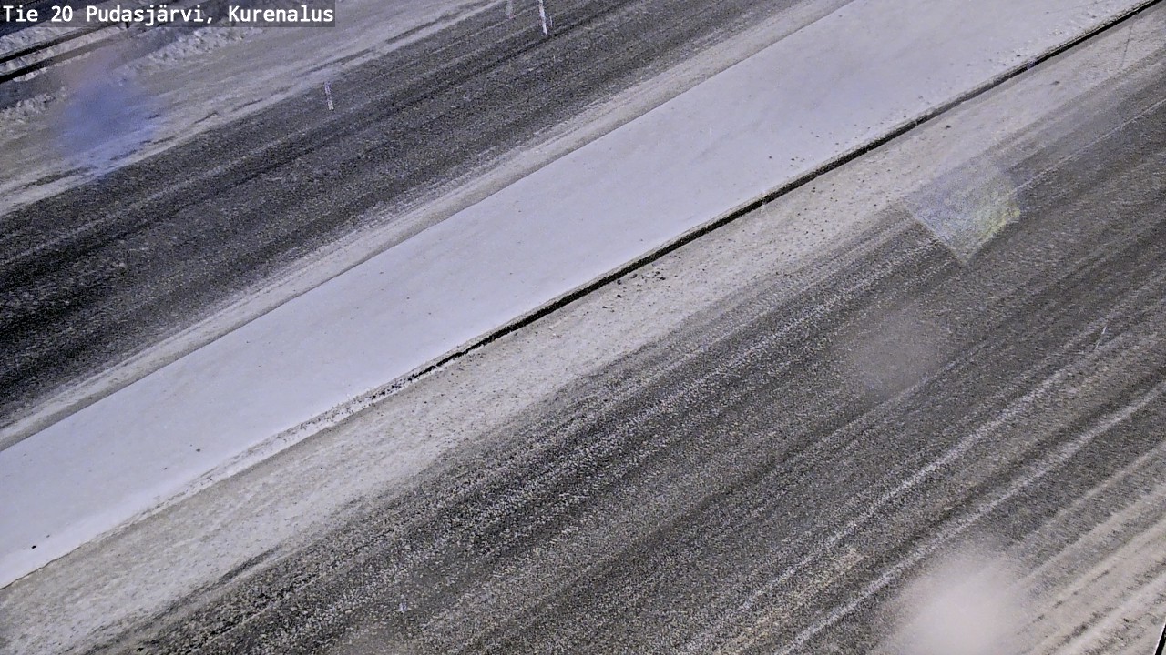 Weather Camera Image Väg 20Pudasjärvi, Kurenalus, Pudasjärvi, Pohjois-Pohjanmaa
