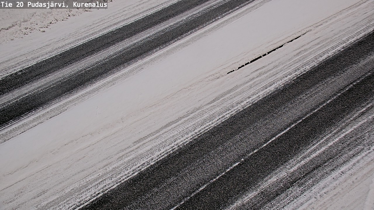 Kelikamerat Kuva Tie 20 Pudasjärvi, Kurenalus, Pudasjärvi, Pohjois-Pohjanmaa