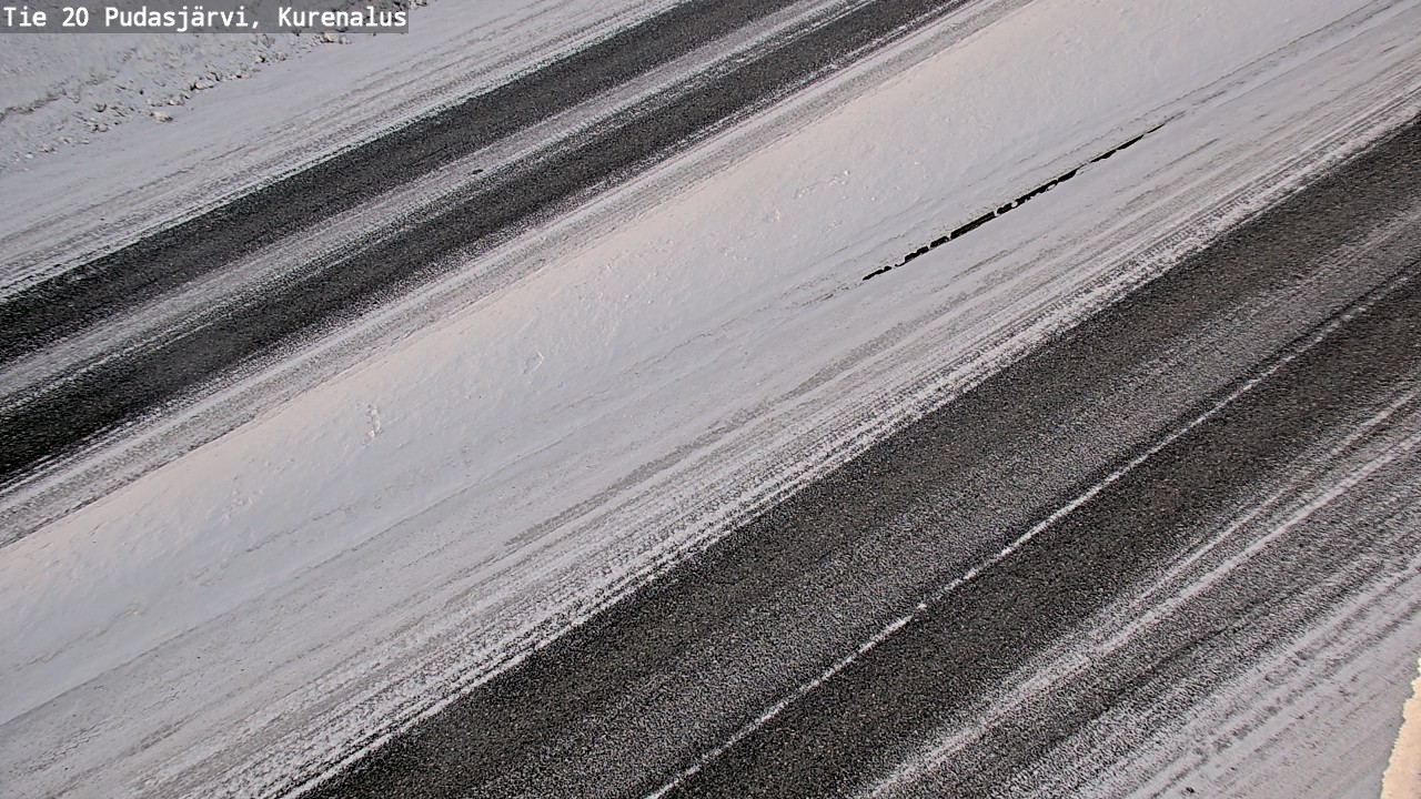 Kelikamerat Kuva Tie 20 Pudasjärvi, Kurenalus, Pudasjärvi, Pohjois-Pohjanmaa