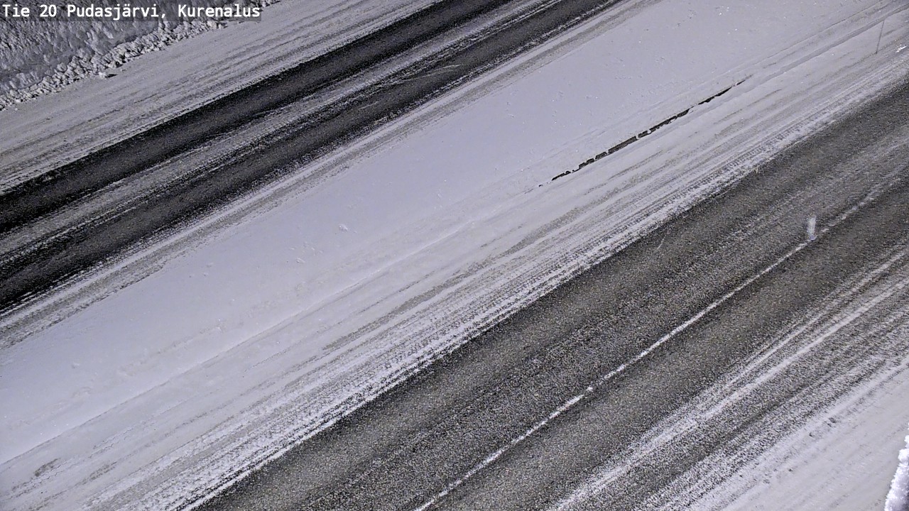 Kelikamerat Kuva Tie 20 Pudasjärvi, Kurenalus, Pudasjärvi, Pohjois-Pohjanmaa