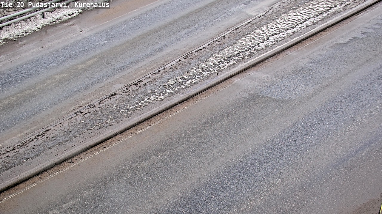 Weather Camera Image Väg 20Pudasjärvi, Kurenalus, Pudasjärvi, Pohjois-Pohjanmaa
