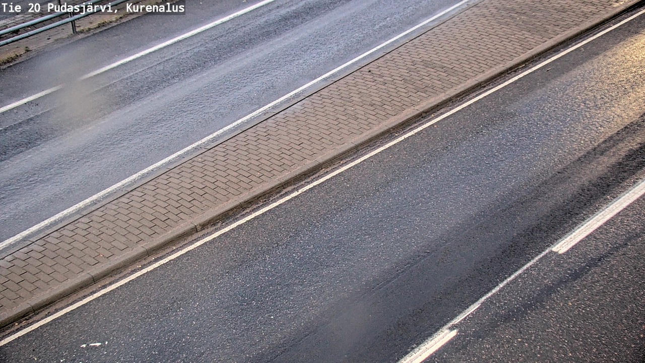 Weather Camera Image Road 20 Pudasjärvi, Kurenalus, Pudasjärvi, Pohjois-Pohjanmaa