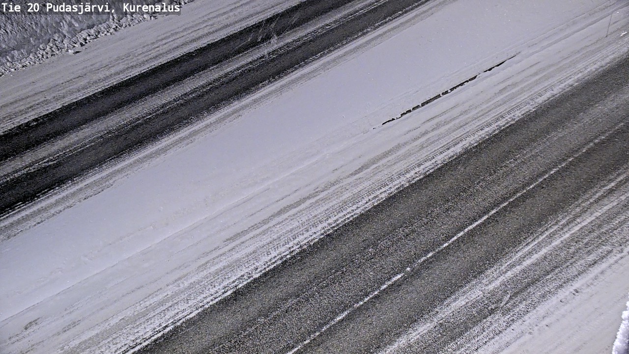 Kelikamerat Kuva Tie 20 Pudasjärvi, Kurenalus, Pudasjärvi, Pohjois-Pohjanmaa