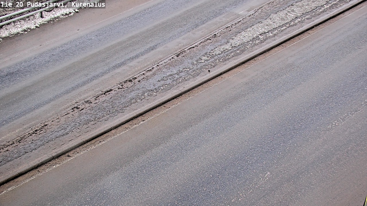 Weather Camera Image Road 20 Pudasjärvi, Kurenalus, Pudasjärvi, Pohjois-Pohjanmaa