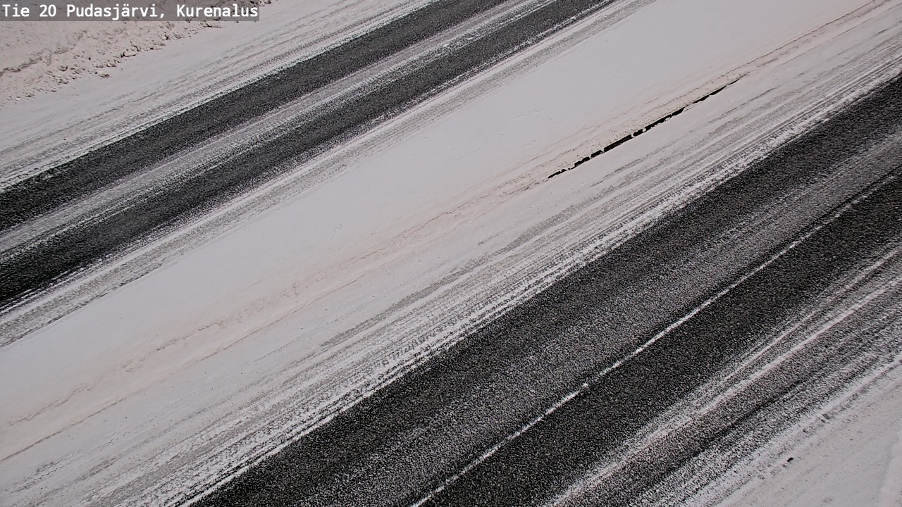 Kelikamerat Kuva Tie 20 Pudasjärvi, Kurenalus, Pudasjärvi, Pohjois-Pohjanmaa