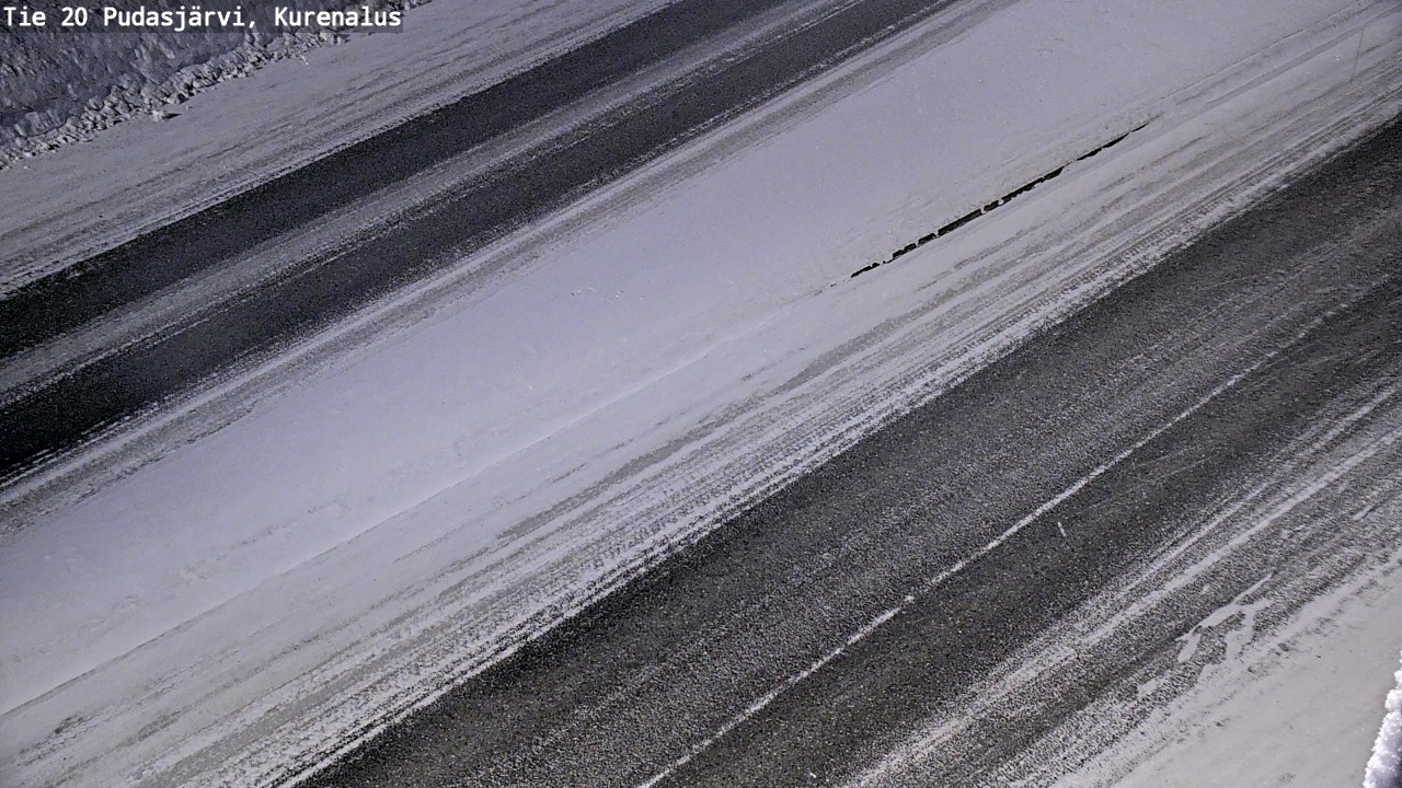 Kelikamerat Kuva Tie 20 Pudasjärvi, Kurenalus, Pudasjärvi, Pohjois-Pohjanmaa