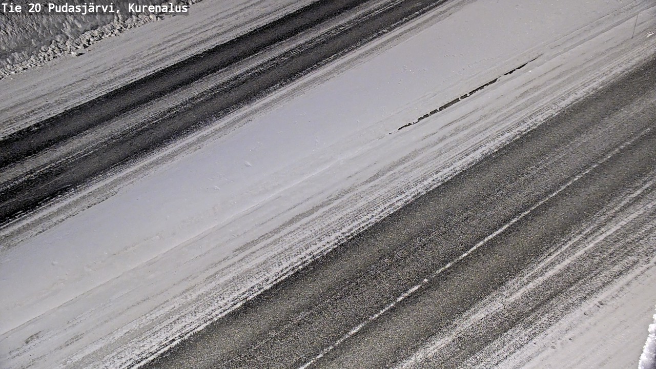 Kelikamerat Kuva Tie 20 Pudasjärvi, Kurenalus, Pudasjärvi, Pohjois-Pohjanmaa