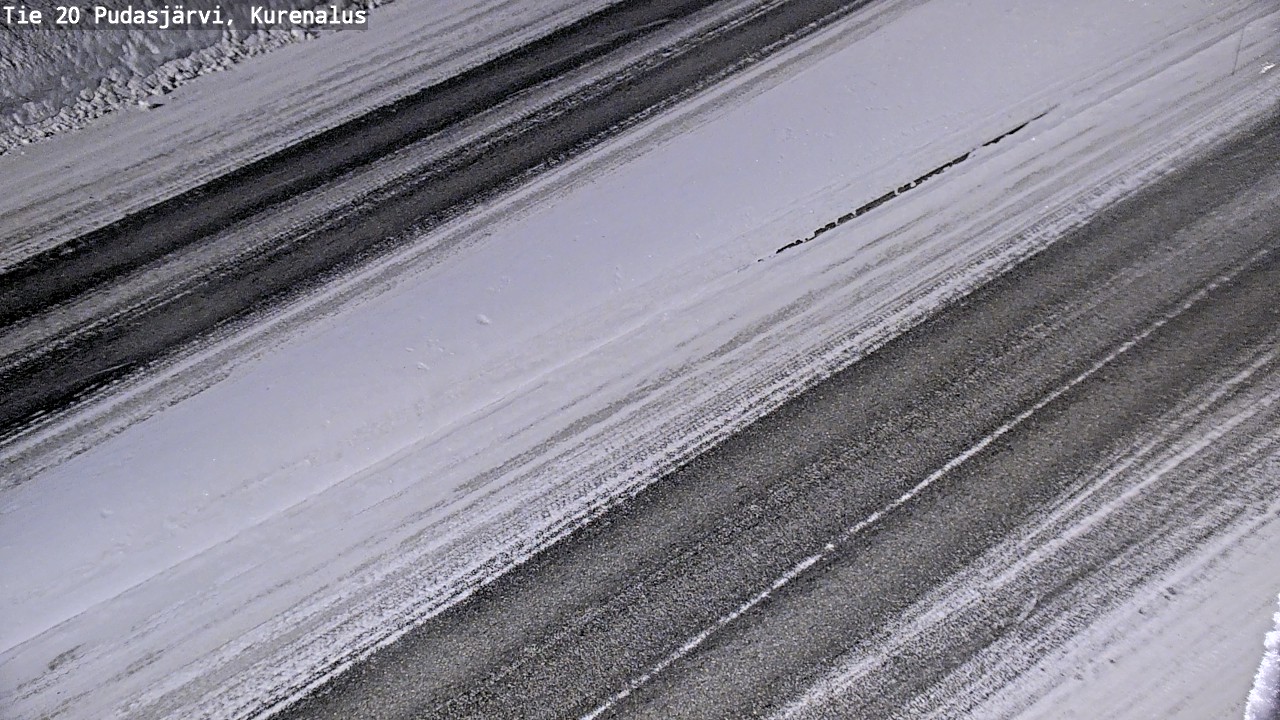 Kelikamerat Kuva Tie 20 Pudasjärvi, Kurenalus, Pudasjärvi, Pohjois-Pohjanmaa