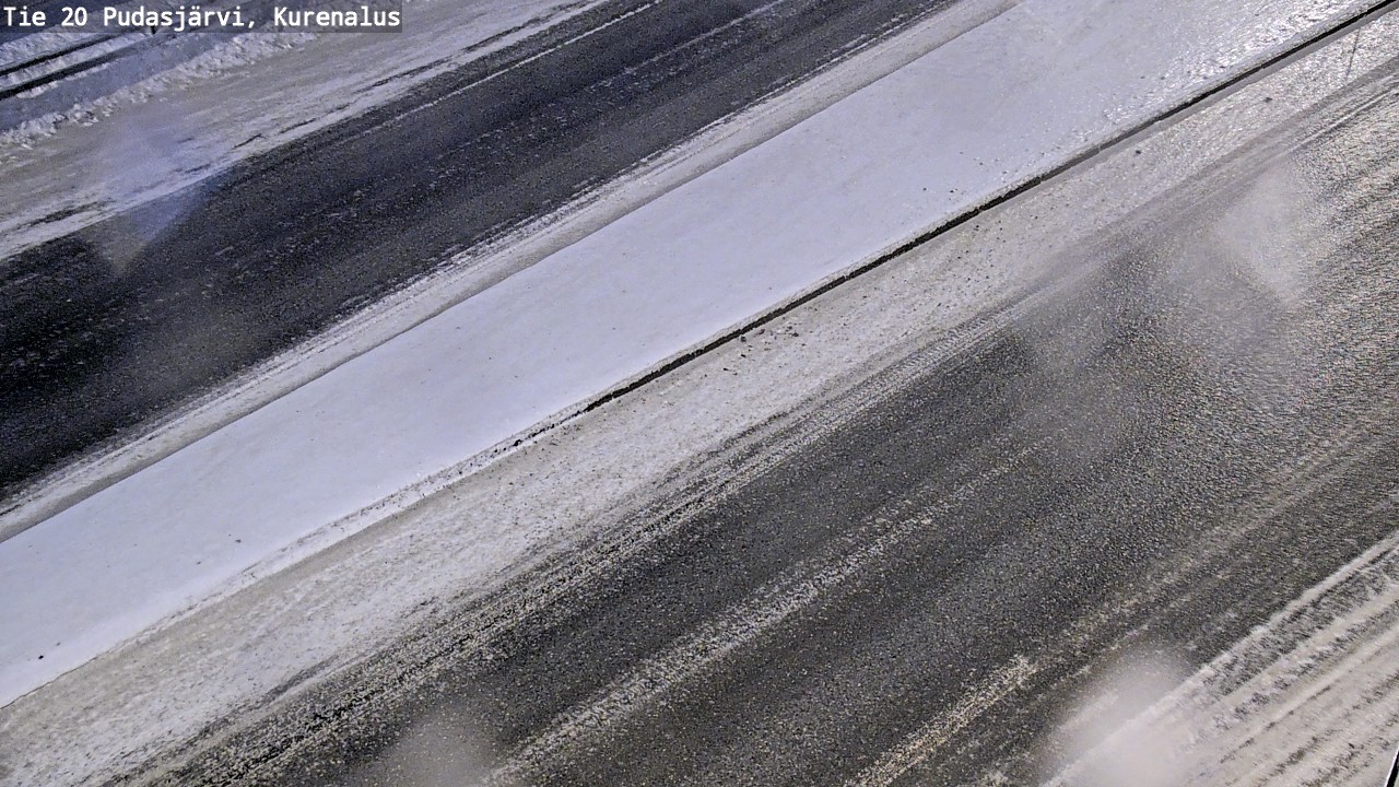 Weather Camera Image Väg 20Pudasjärvi, Kurenalus, Pudasjärvi, Pohjois-Pohjanmaa