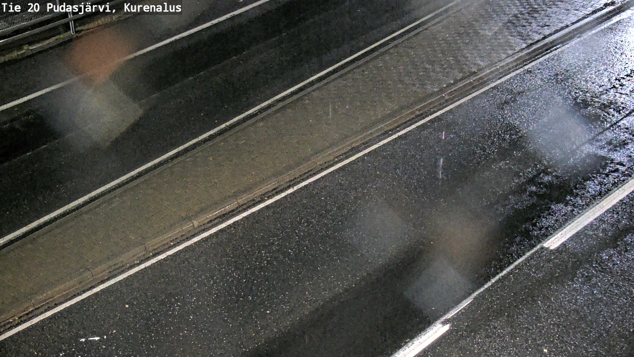 Weather Camera Image Road 20 Pudasjärvi, Kurenalus, Pudasjärvi, Pohjois-Pohjanmaa