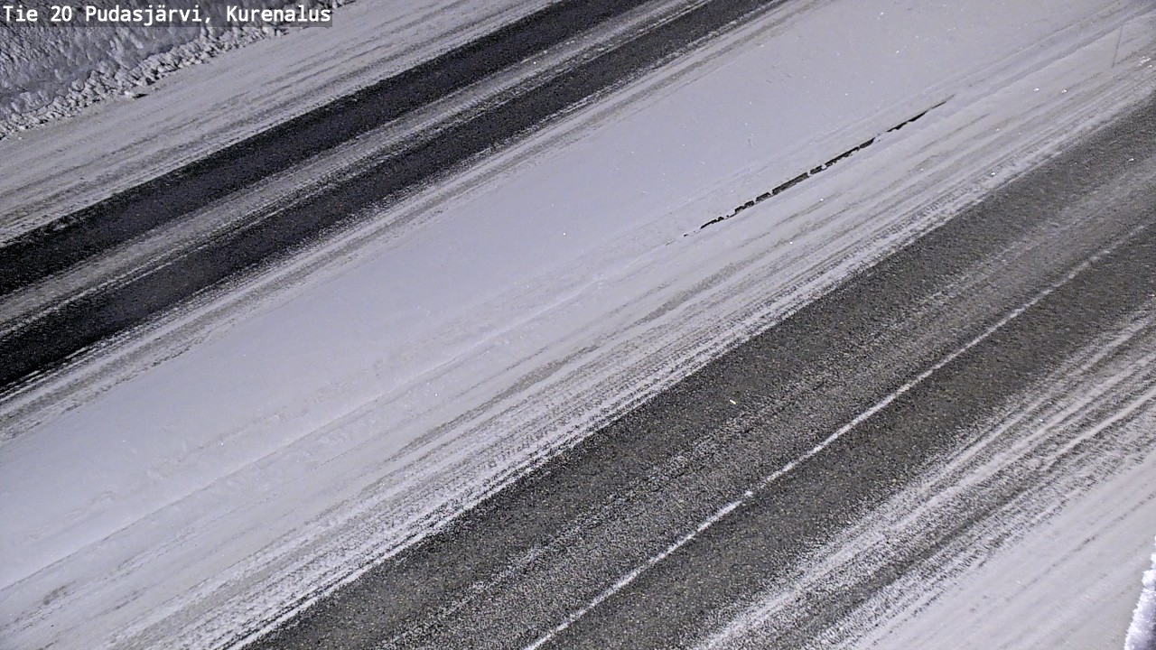 Kelikamerat Kuva Tie 20 Pudasjärvi, Kurenalus, Pudasjärvi, Pohjois-Pohjanmaa