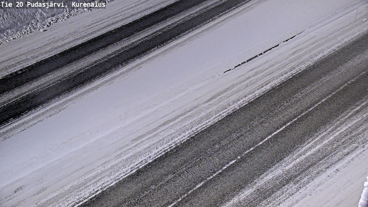 Kelikamerat Kuva Tie 20 Pudasjärvi, Kurenalus, Pudasjärvi, Pohjois-Pohjanmaa