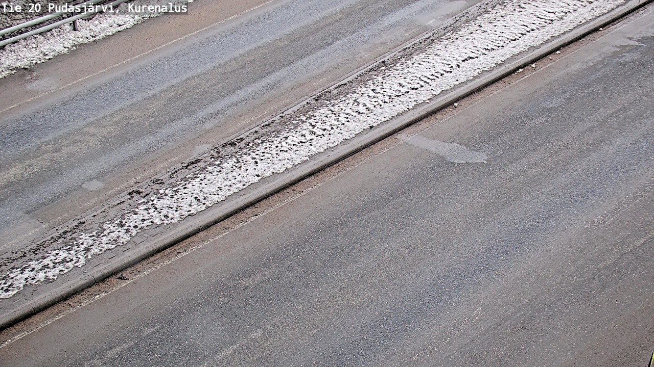 Weather Camera Image Väg 20Pudasjärvi, Kurenalus, Pudasjärvi, Pohjois-Pohjanmaa