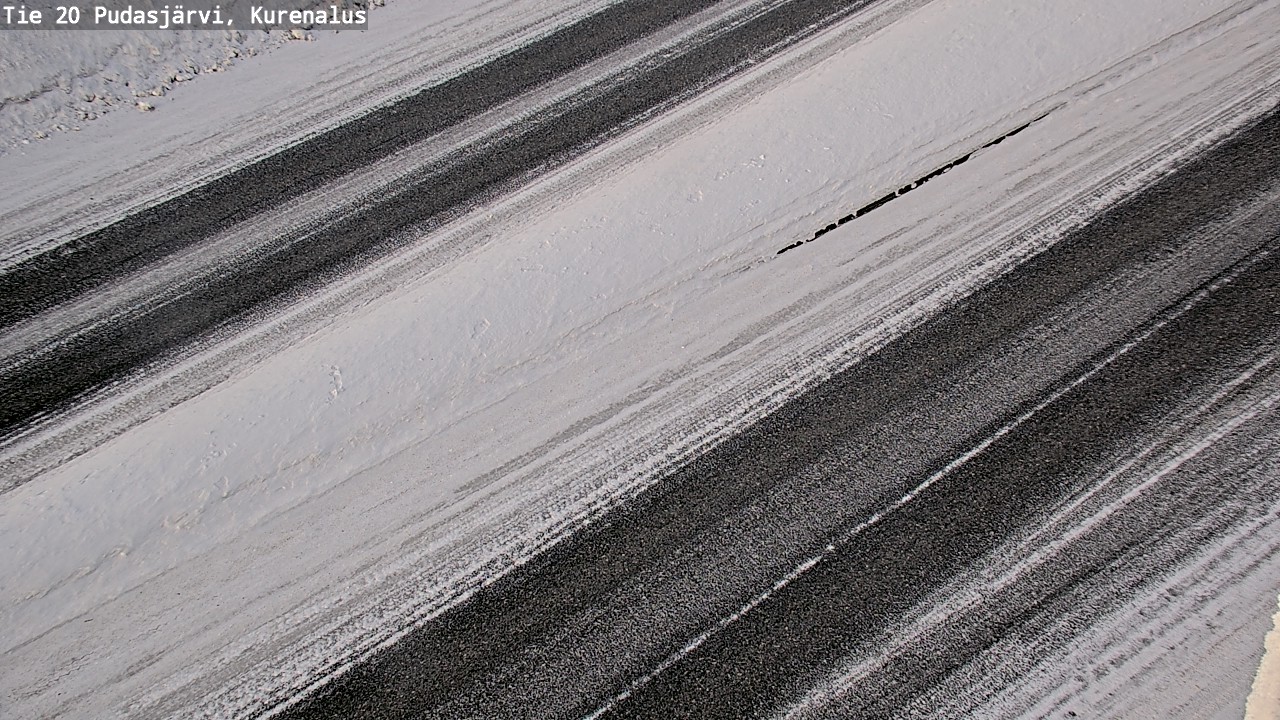 Kelikamerat Kuva Tie 20 Pudasjärvi, Kurenalus, Pudasjärvi, Pohjois-Pohjanmaa