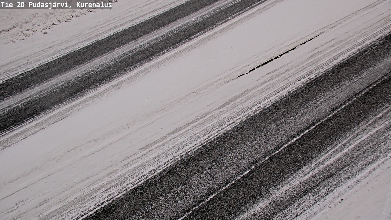 Kelikamerat Kuva Tie 20 Pudasjärvi, Kurenalus, Pudasjärvi, Pohjois-Pohjanmaa