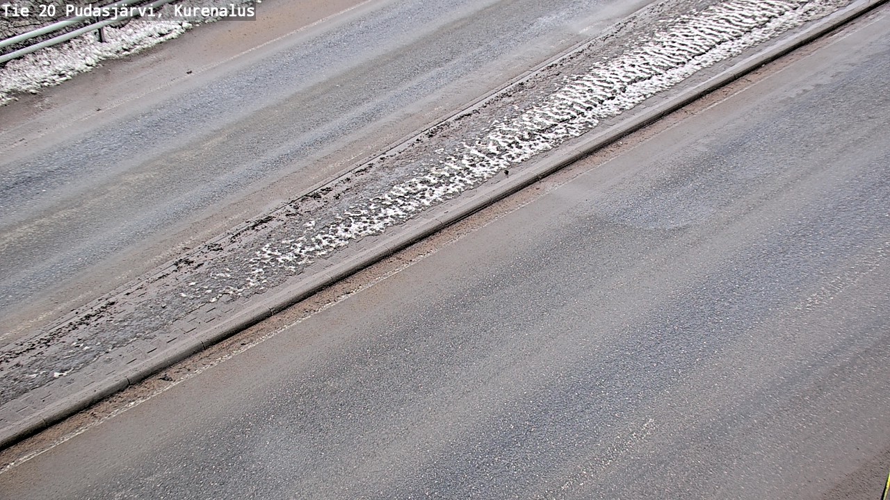 Weather Camera Image Väg 20Pudasjärvi, Kurenalus, Pudasjärvi, Pohjois-Pohjanmaa