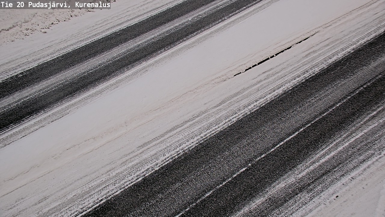 Kelikamerat Kuva Tie 20 Pudasjärvi, Kurenalus, Pudasjärvi, Pohjois-Pohjanmaa