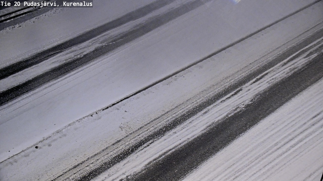 Weather Camera Image Väg 20Pudasjärvi, Kurenalus, Pudasjärvi, Pohjois-Pohjanmaa