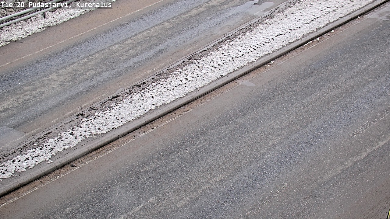 Weather Camera Image Väg 20Pudasjärvi, Kurenalus, Pudasjärvi, Pohjois-Pohjanmaa