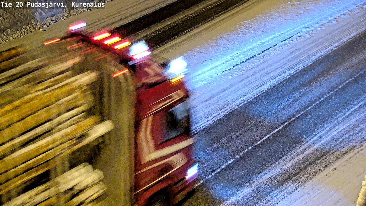 Kelikamerat Kuva Tie 20 Pudasjärvi, Kurenalus, Pudasjärvi, Pohjois-Pohjanmaa