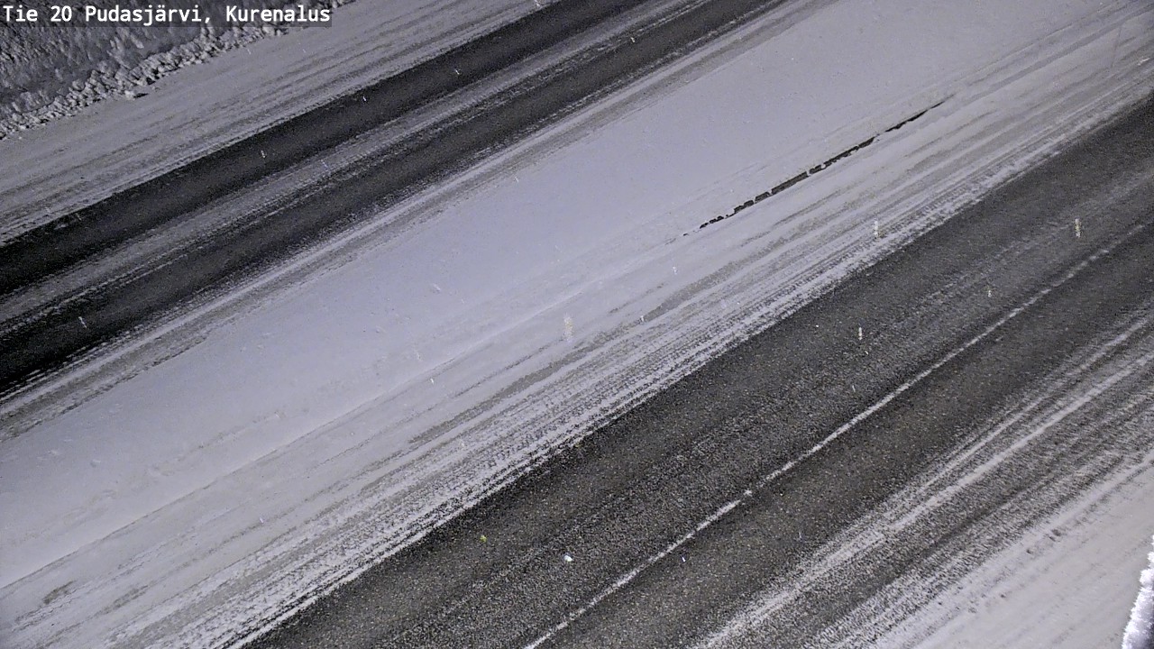 Kelikamerat Kuva Tie 20 Pudasjärvi, Kurenalus, Pudasjärvi, Pohjois-Pohjanmaa
