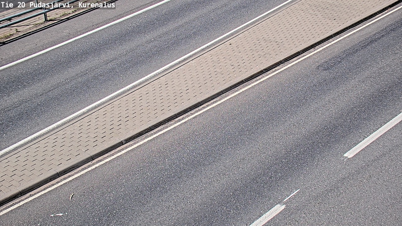 Weather Camera Image Väg 20Pudasjärvi, Kurenalus, Pudasjärvi, Pohjois-Pohjanmaa