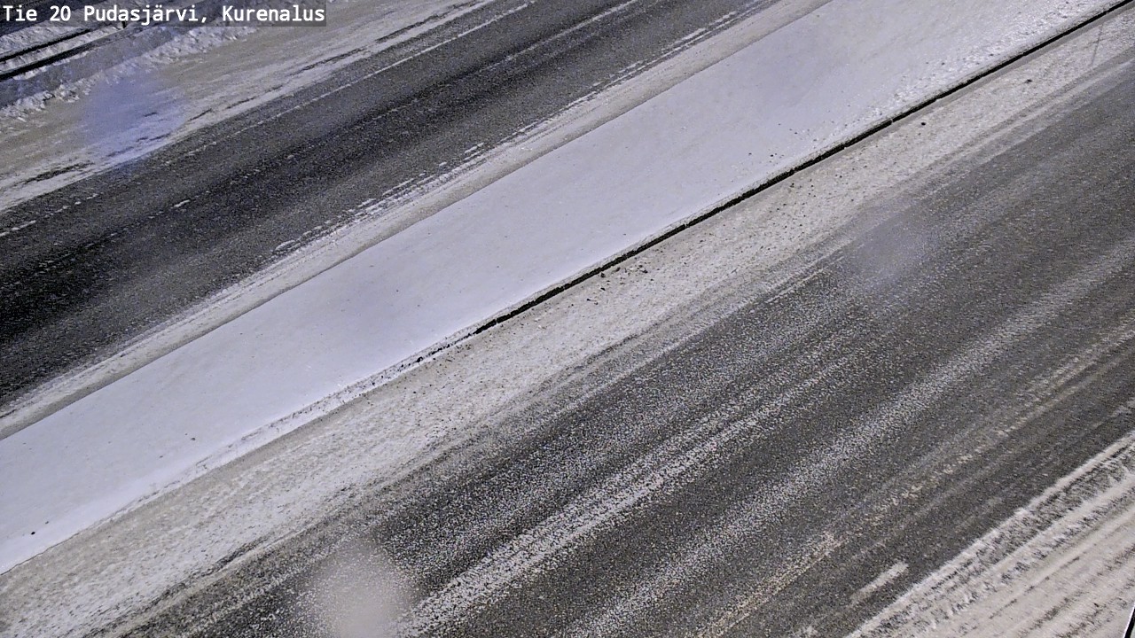 Weather Camera Image Väg 20Pudasjärvi, Kurenalus, Pudasjärvi, Pohjois-Pohjanmaa