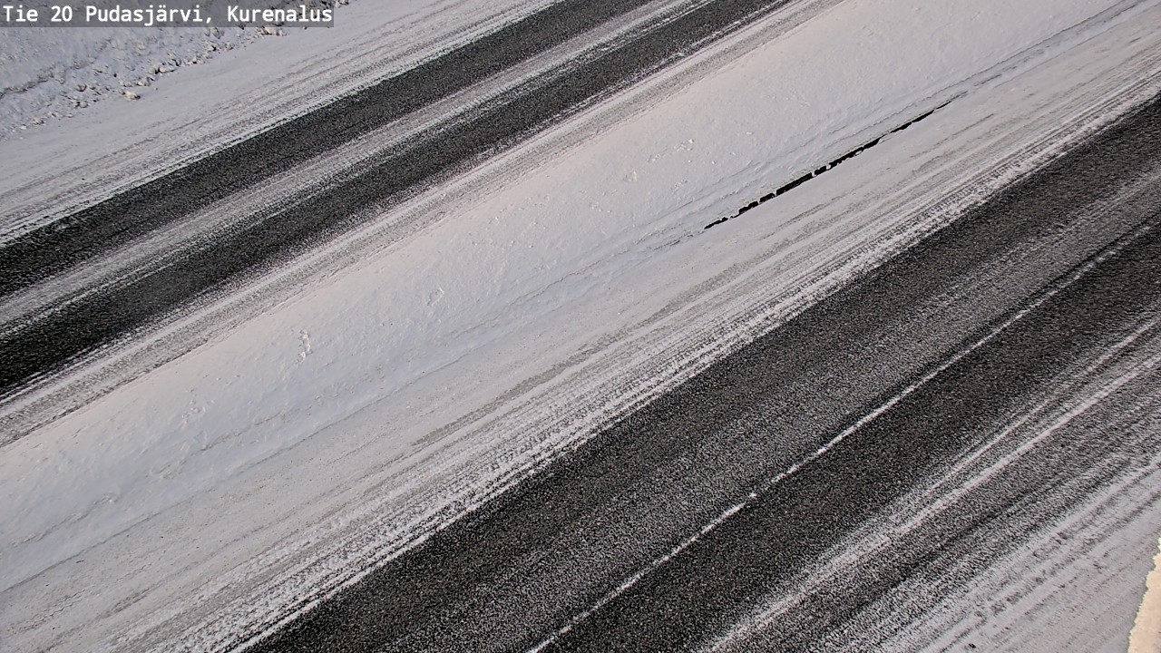 Kelikamerat Kuva Tie 20 Pudasjärvi, Kurenalus, Pudasjärvi, Pohjois-Pohjanmaa