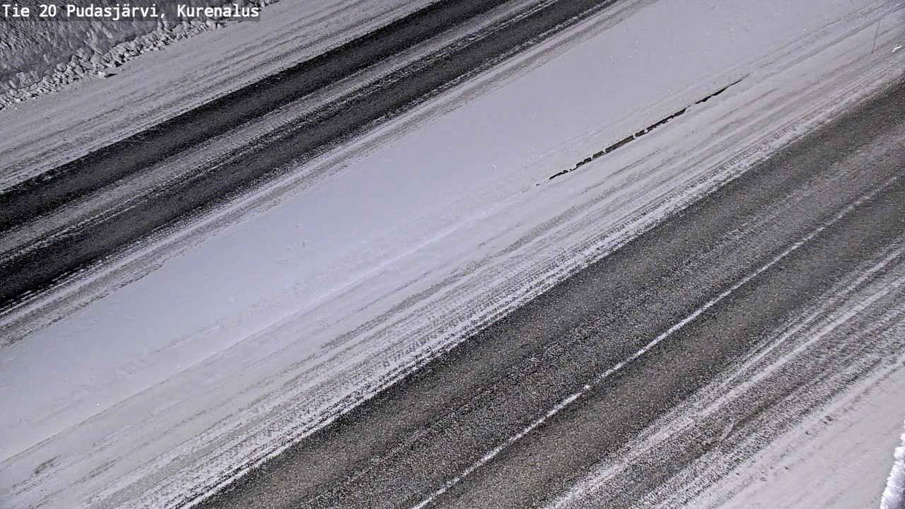 Kelikamerat Kuva Tie 20 Pudasjärvi, Kurenalus, Pudasjärvi, Pohjois-Pohjanmaa