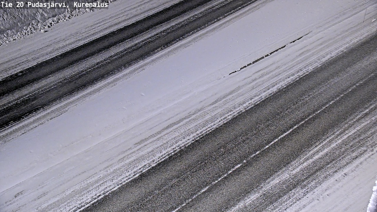 Kelikamerat Kuva Tie 20 Pudasjärvi, Kurenalus, Pudasjärvi, Pohjois-Pohjanmaa