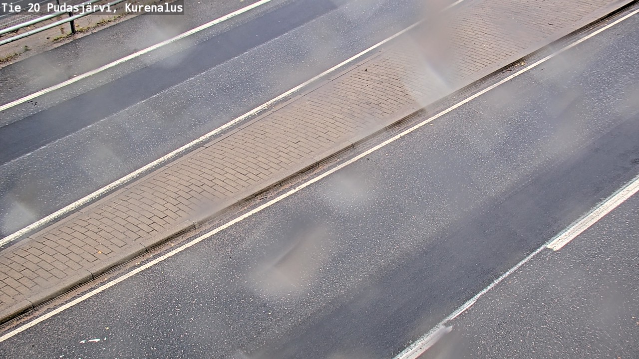 Weather Camera Image Road 20 Pudasjärvi, Kurenalus, Pudasjärvi, Pohjois-Pohjanmaa