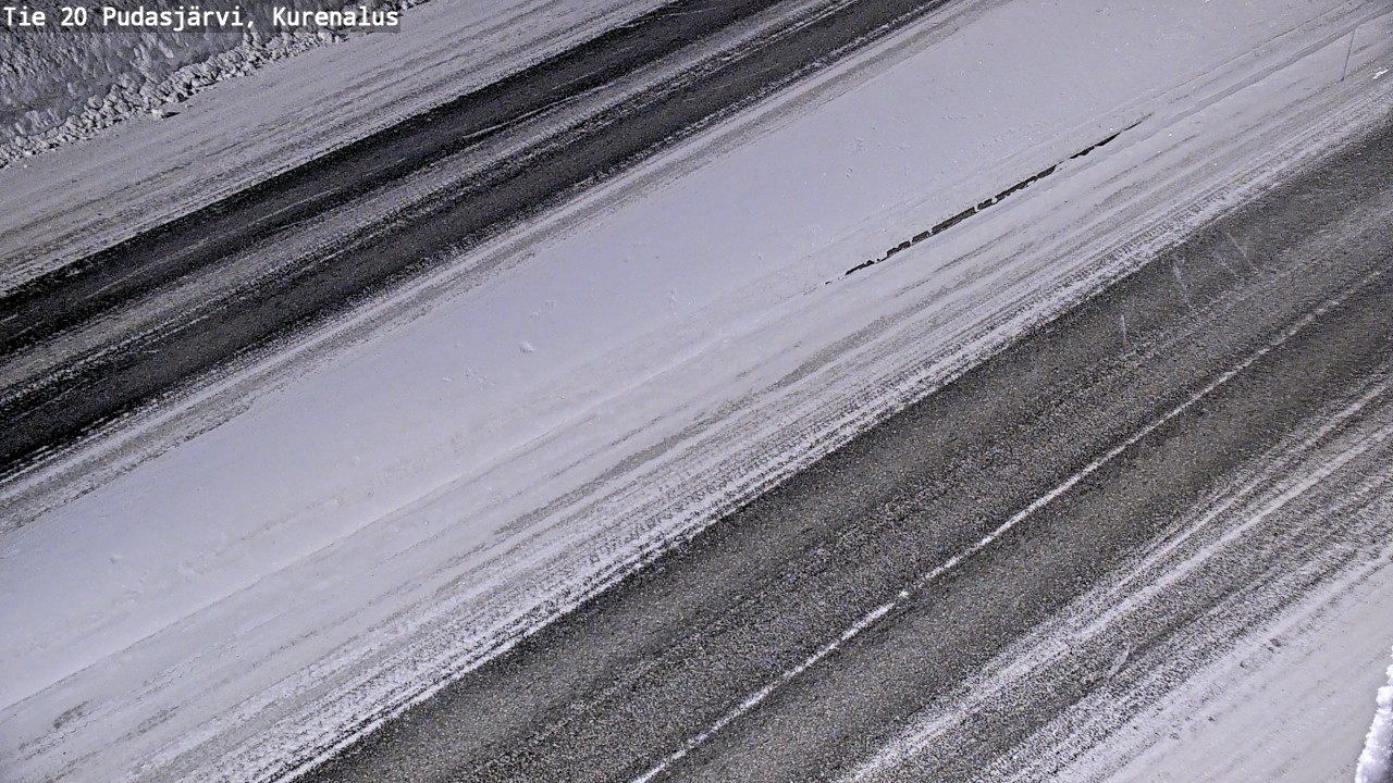 Kelikamerat Kuva Tie 20 Pudasjärvi, Kurenalus, Pudasjärvi, Pohjois-Pohjanmaa