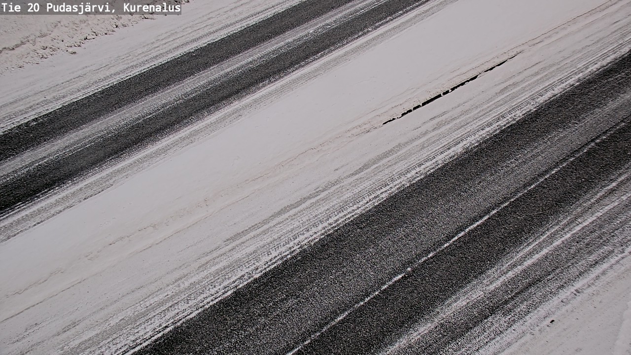 Kelikamerat Kuva Tie 20 Pudasjärvi, Kurenalus, Pudasjärvi, Pohjois-Pohjanmaa