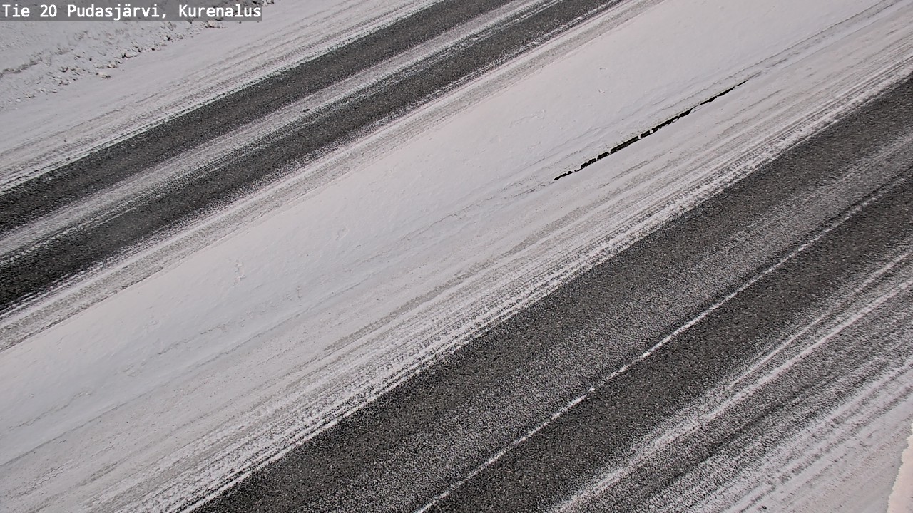 Kelikamerat Kuva Tie 20 Pudasjärvi, Kurenalus, Pudasjärvi, Pohjois-Pohjanmaa