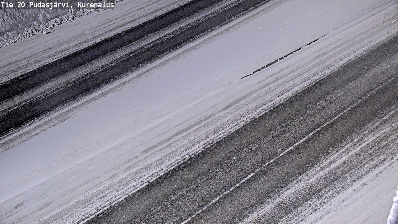 Kelikamerat Kuva Tie 20 Pudasjärvi, Kurenalus, Pudasjärvi, Pohjois-Pohjanmaa