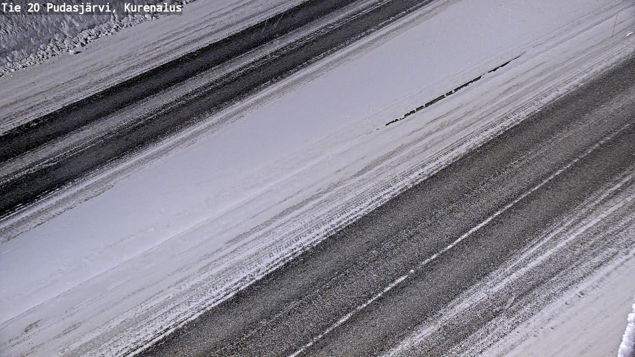 Kelikamerat Kuva Tie 20 Pudasjärvi, Kurenalus, Pudasjärvi, Pohjois-Pohjanmaa