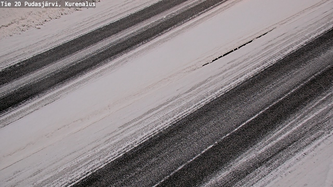 Kelikamerat Kuva Tie 20 Pudasjärvi, Kurenalus, Pudasjärvi, Pohjois-Pohjanmaa