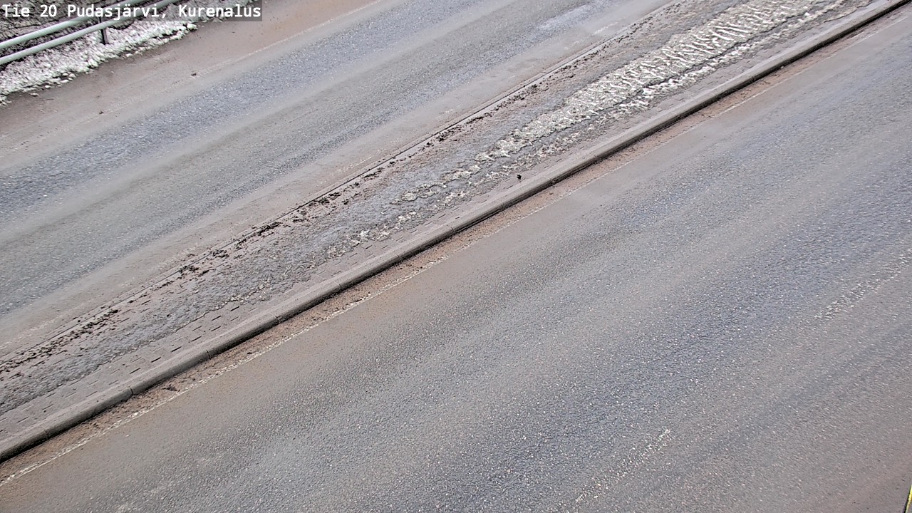 Weather Camera Image Väg 20Pudasjärvi, Kurenalus, Pudasjärvi, Pohjois-Pohjanmaa