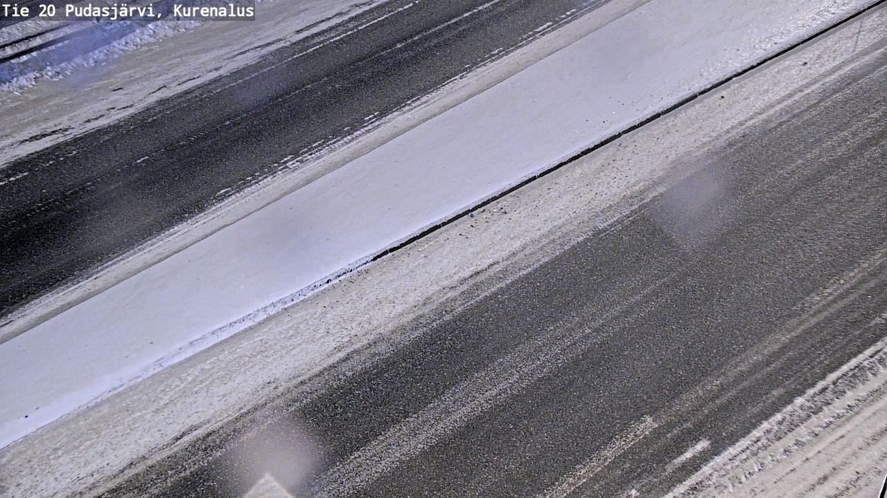 Weather Camera Image Väg 20Pudasjärvi, Kurenalus, Pudasjärvi, Pohjois-Pohjanmaa