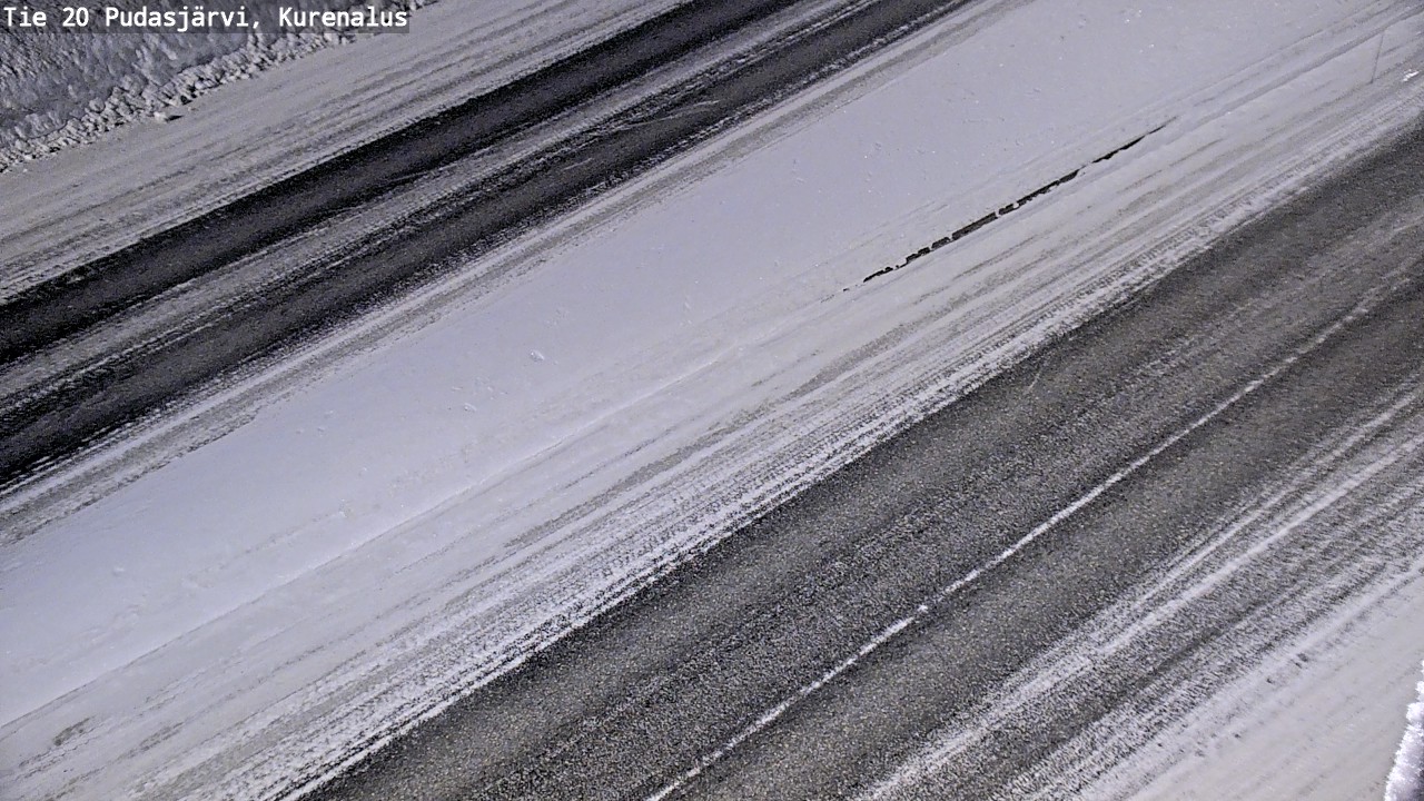 Kelikamerat Kuva Tie 20 Pudasjärvi, Kurenalus, Pudasjärvi, Pohjois-Pohjanmaa
