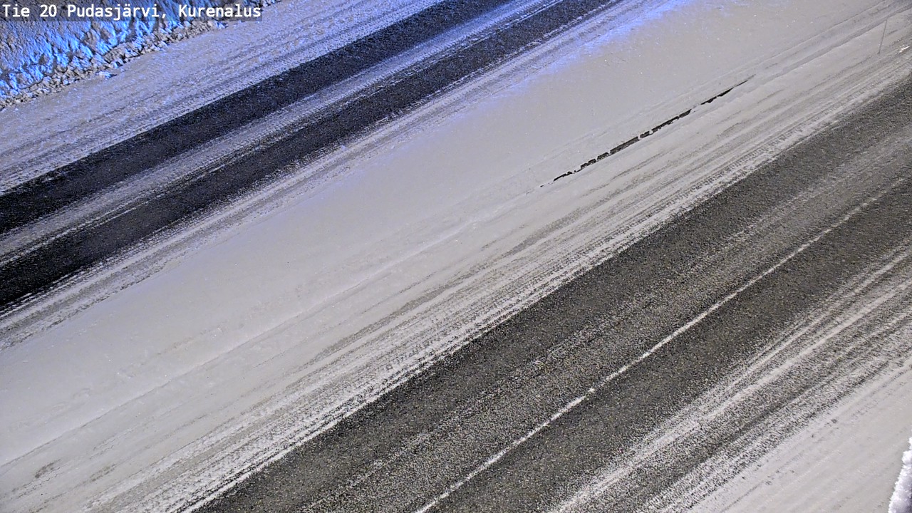 Kelikamerat Kuva Tie 20 Pudasjärvi, Kurenalus, Pudasjärvi, Pohjois-Pohjanmaa