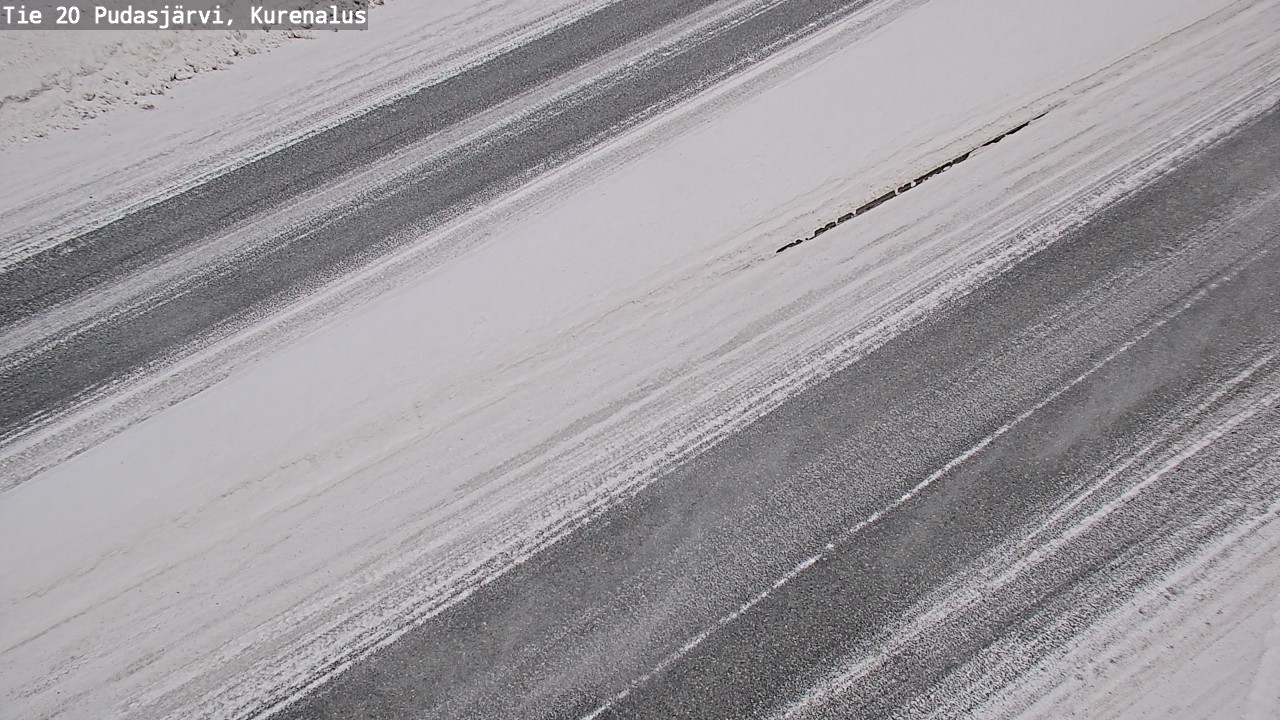 Kelikamerat Kuva Tie 20 Pudasjärvi, Kurenalus, Pudasjärvi, Pohjois-Pohjanmaa