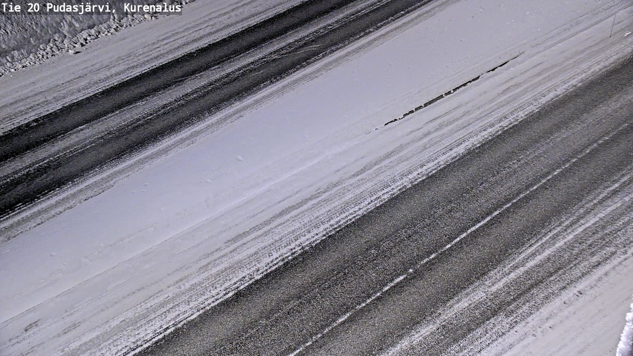 Kelikamerat Kuva Tie 20 Pudasjärvi, Kurenalus, Pudasjärvi, Pohjois-Pohjanmaa