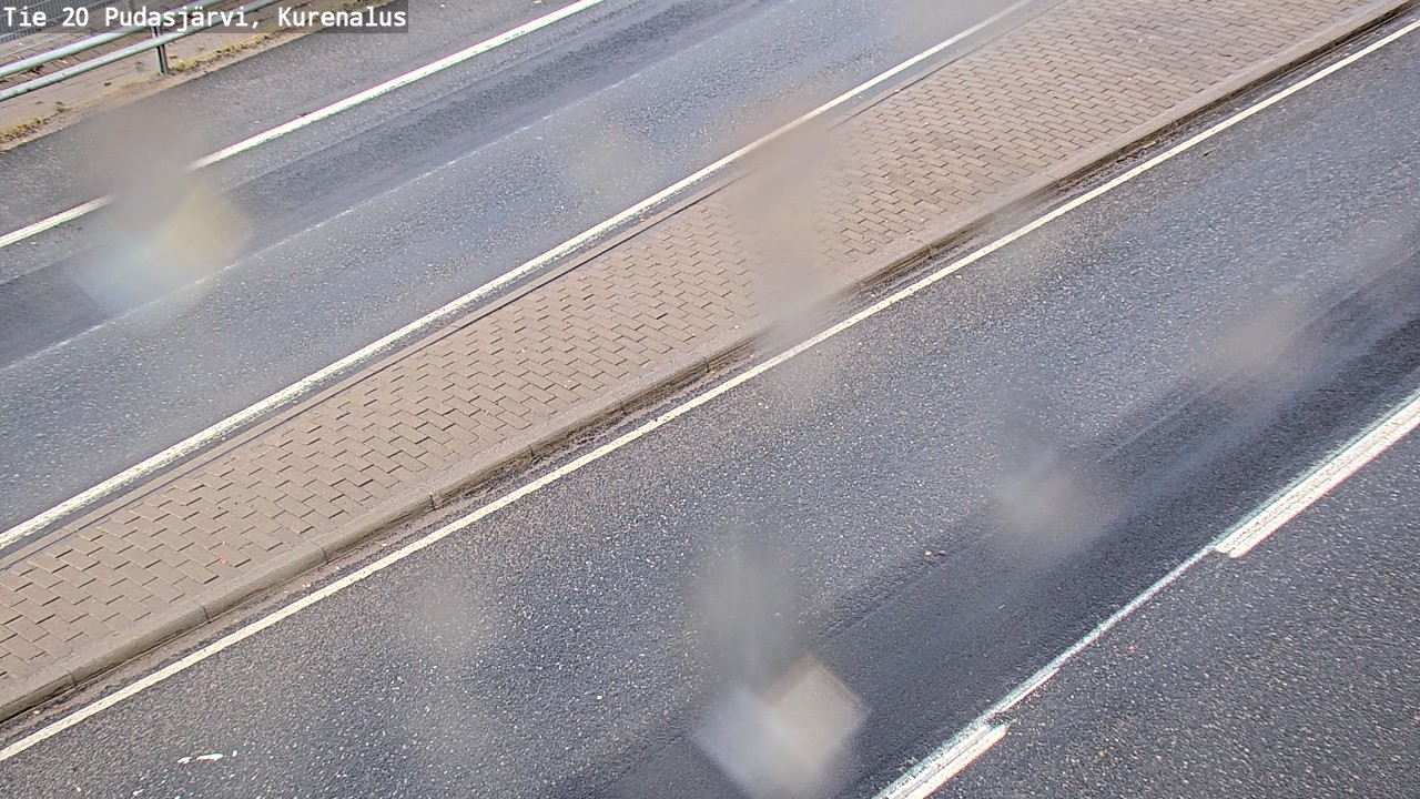 Weather Camera Image Road 20 Pudasjärvi, Kurenalus, Pudasjärvi, Pohjois-Pohjanmaa