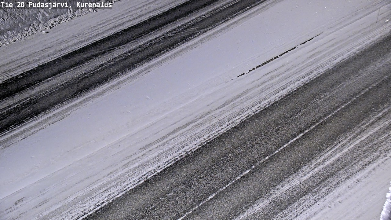 Kelikamerat Kuva Tie 20 Pudasjärvi, Kurenalus, Pudasjärvi, Pohjois-Pohjanmaa