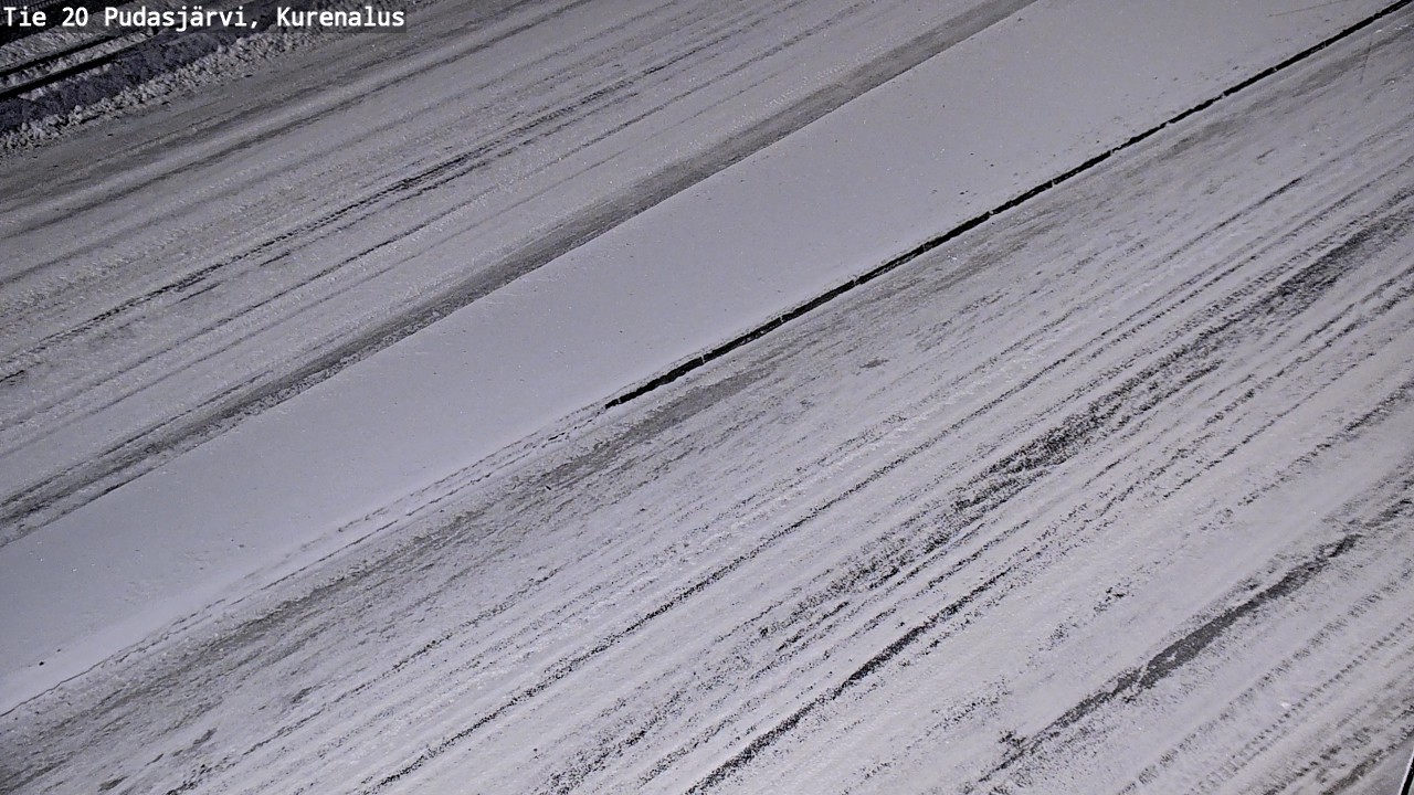 Kelikamerat Kuva Tie 20 Pudasjärvi, Kurenalus, Pudasjärvi, Pohjois-Pohjanmaa