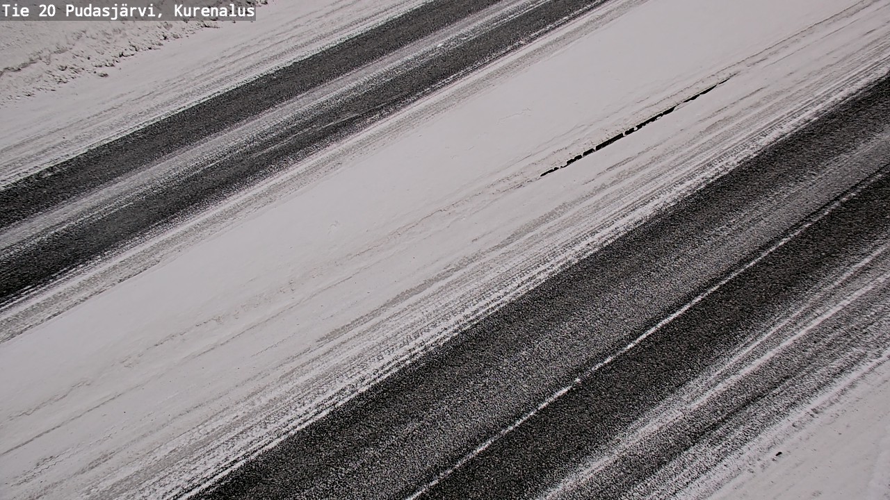 Kelikamerat Kuva Tie 20 Pudasjärvi, Kurenalus, Pudasjärvi, Pohjois-Pohjanmaa