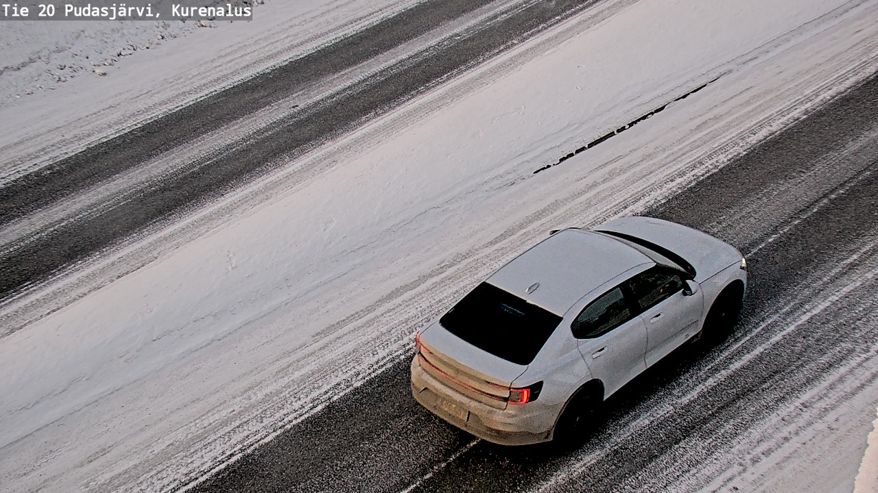 Kelikamerat Kuva Tie 20 Pudasjärvi, Kurenalus, Pudasjärvi, Pohjois-Pohjanmaa